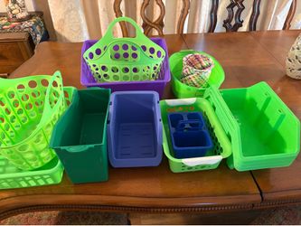 Assorted Storage Bins
