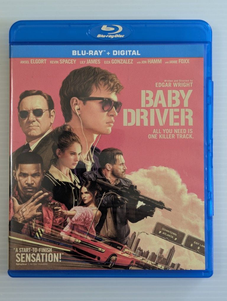 Baby Driver Blu-ray Excellent Condition – Case & Cover Included – Fast Shipping