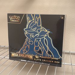 Pokemon Center Mega Evolution ETB (Lucario) - Pokemon TCG