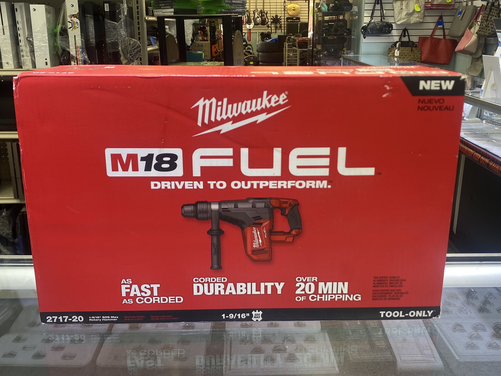 New Sealed Milwaukee Rotary Hammer Tool Only 2717–20
