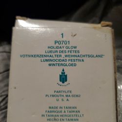 Heavy Holiday Glow Candle Holder