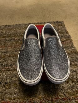 Brand New Glitter Van’s Classic slip-ons