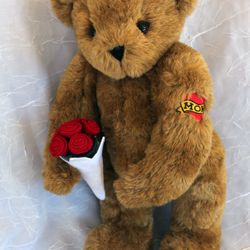 VERMONT TEDDY  BEAR MOM BEAR WITH ROSES GIFTS TOYS VALENTINES DAY