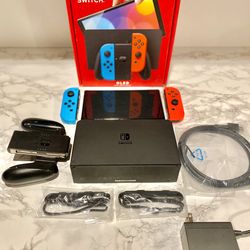 Nintendo Switch Oled Version Like New