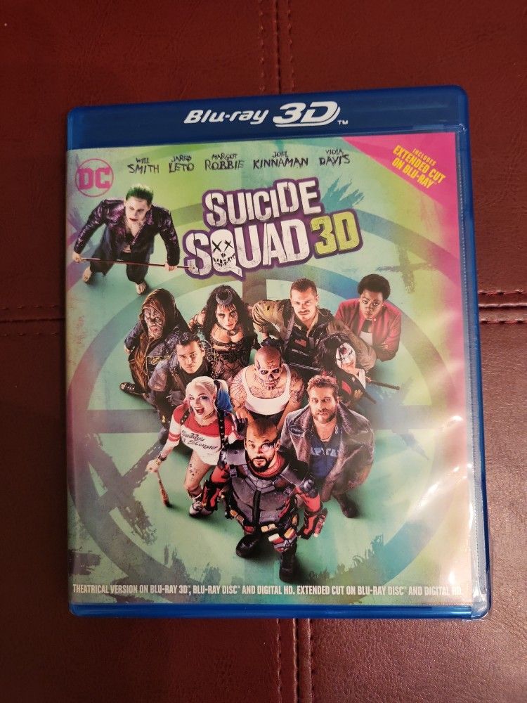 Suicide Squad 3D Blu-ray + Blu-ray 
