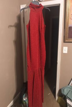 Red Mermaid style dress