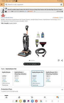 Bissell Steam  Carpet Cleaner
