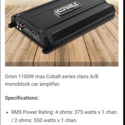 Bass Amp  Car Amplifier 