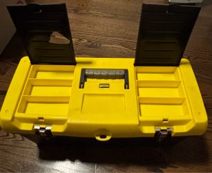 Stanley Yellow Plastic Toolbox