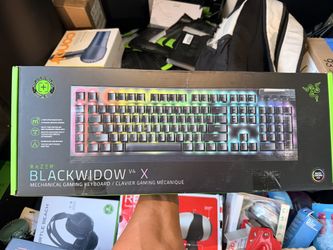 Razer BlackWidow V4 X Keyboard, Open Box, Brand New