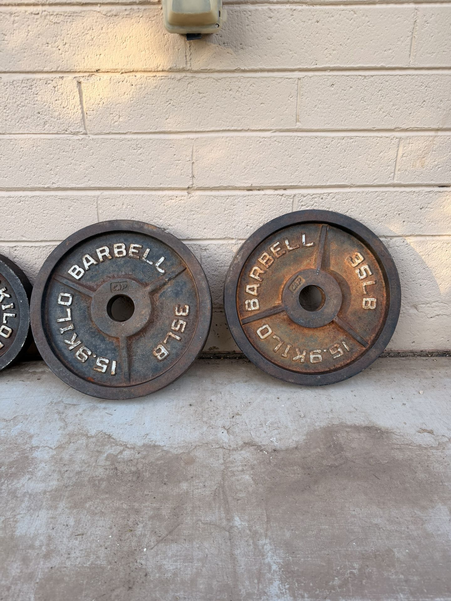 35lb Cap Weight Plates