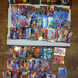 Marvel Comic Cards Lot