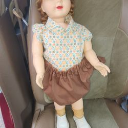 Antique Wind Up Doll