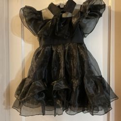 New Kids Halloween Wednesday dress 3/6 read description