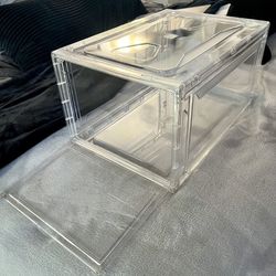 Shoe Display Clear See Through Boxes New