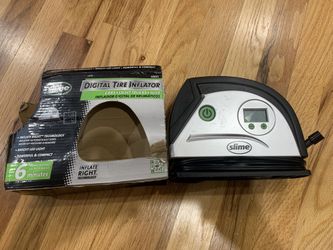 Slime Digital Tire Inflator Compact and Portable Air Compressor