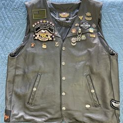 Harley Davidson Leather Vest