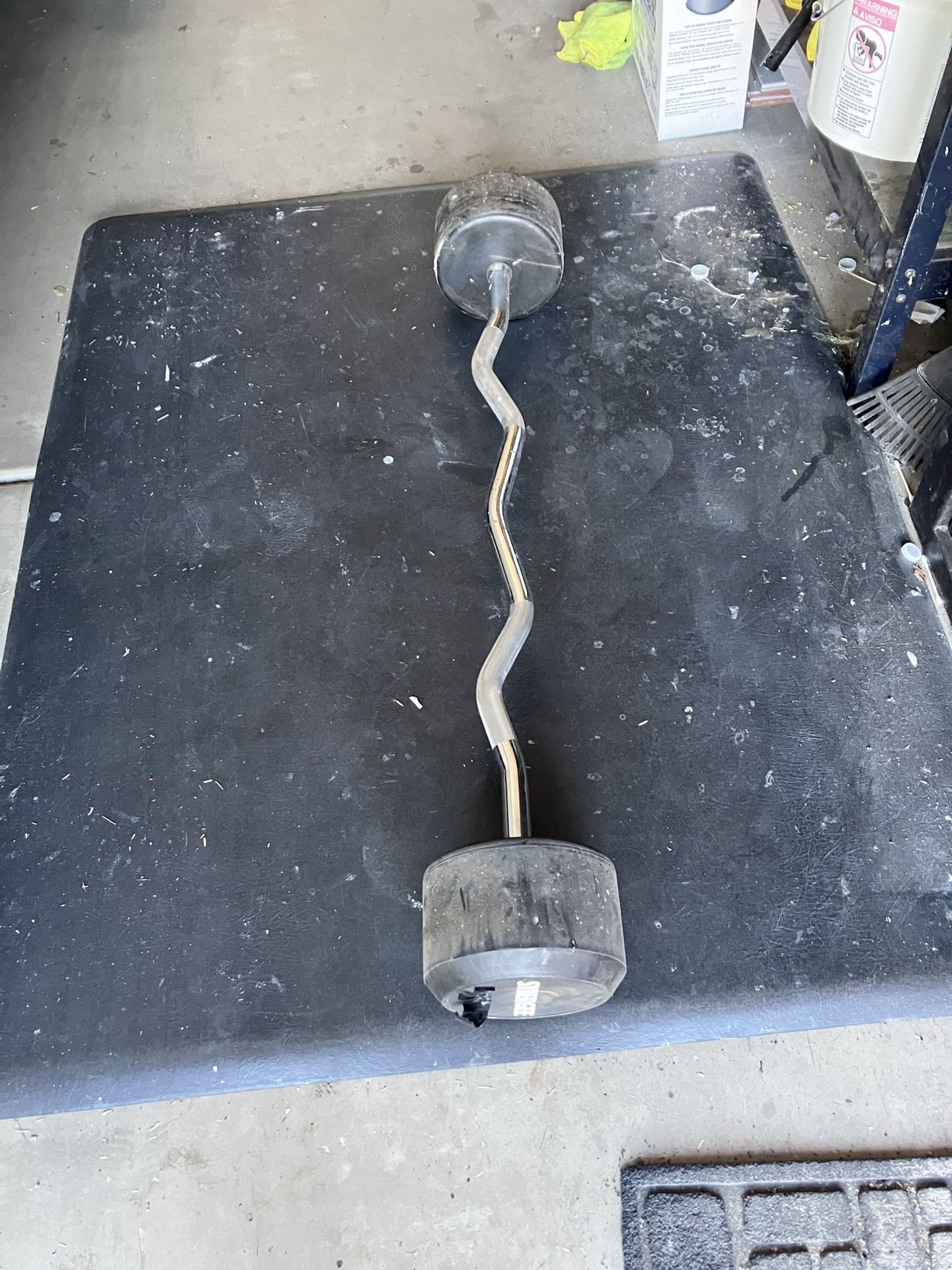 110  pound curling bar