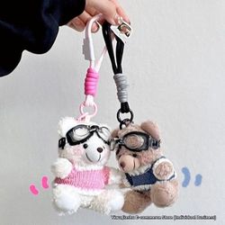 Backpack Car Keychain Plush Doll Student Jewelry Doll Machine Doll