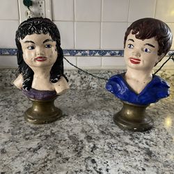 Ceramic Doll Heads (2)