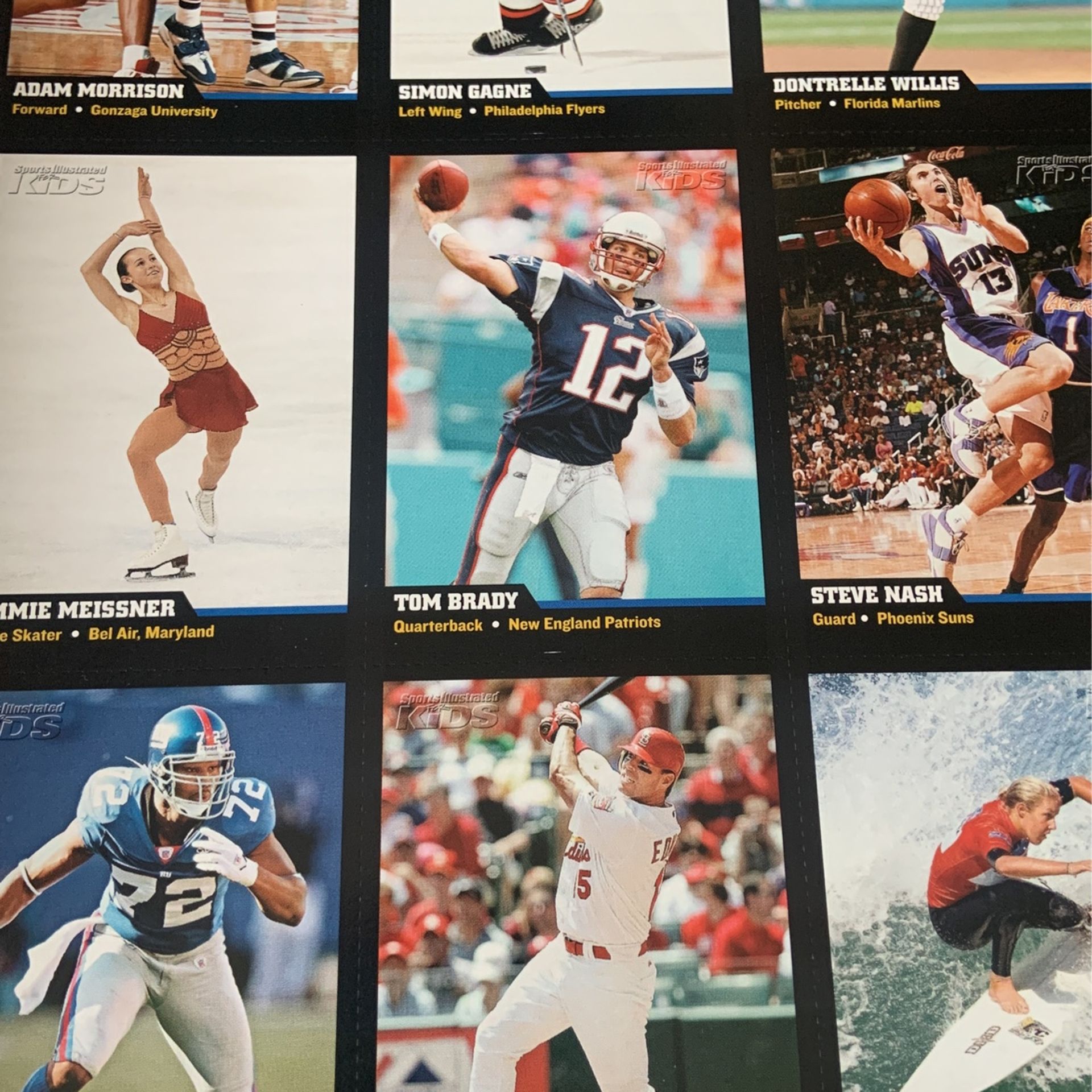 2005-06 Tom Brady Uncut Sheet