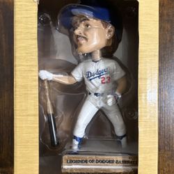 NIB Kirk Gibson Los Angeles Dodgers MLB 2022 SGA Bobblehead NIB Dodgers Legends