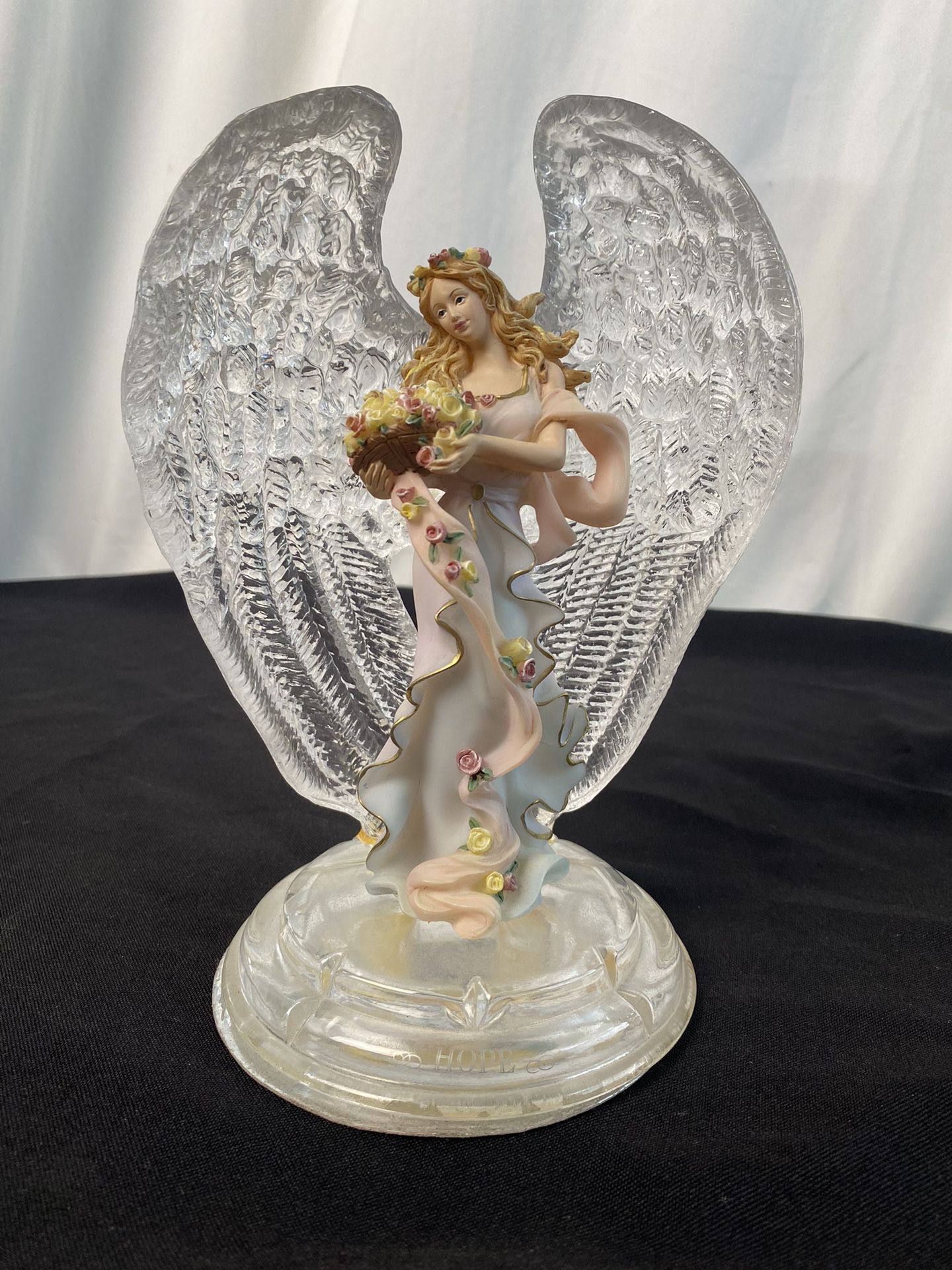 2002 Bradford Exchange Angel of Hope (First Issue) Heaven’s Crystal Blessings Limited Edition Signed & Numbered (Rare Collectors Item!) 