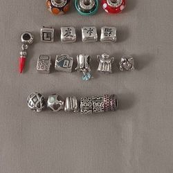 Pandora Silver Charms
