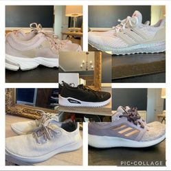 LIKE NEW Various women’s athletic running shoes sizes 8-9