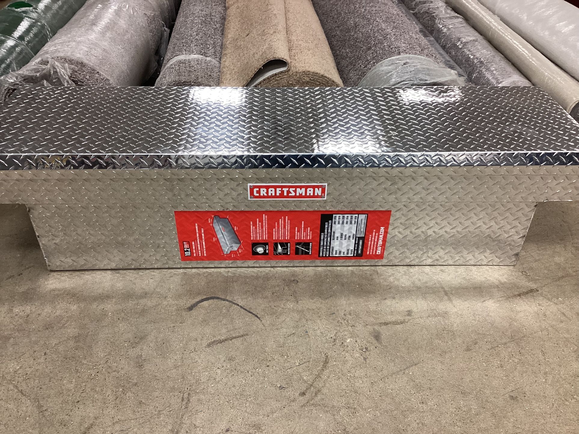 Craftsman Silver Aluminum Crossover Truck Tool Box
