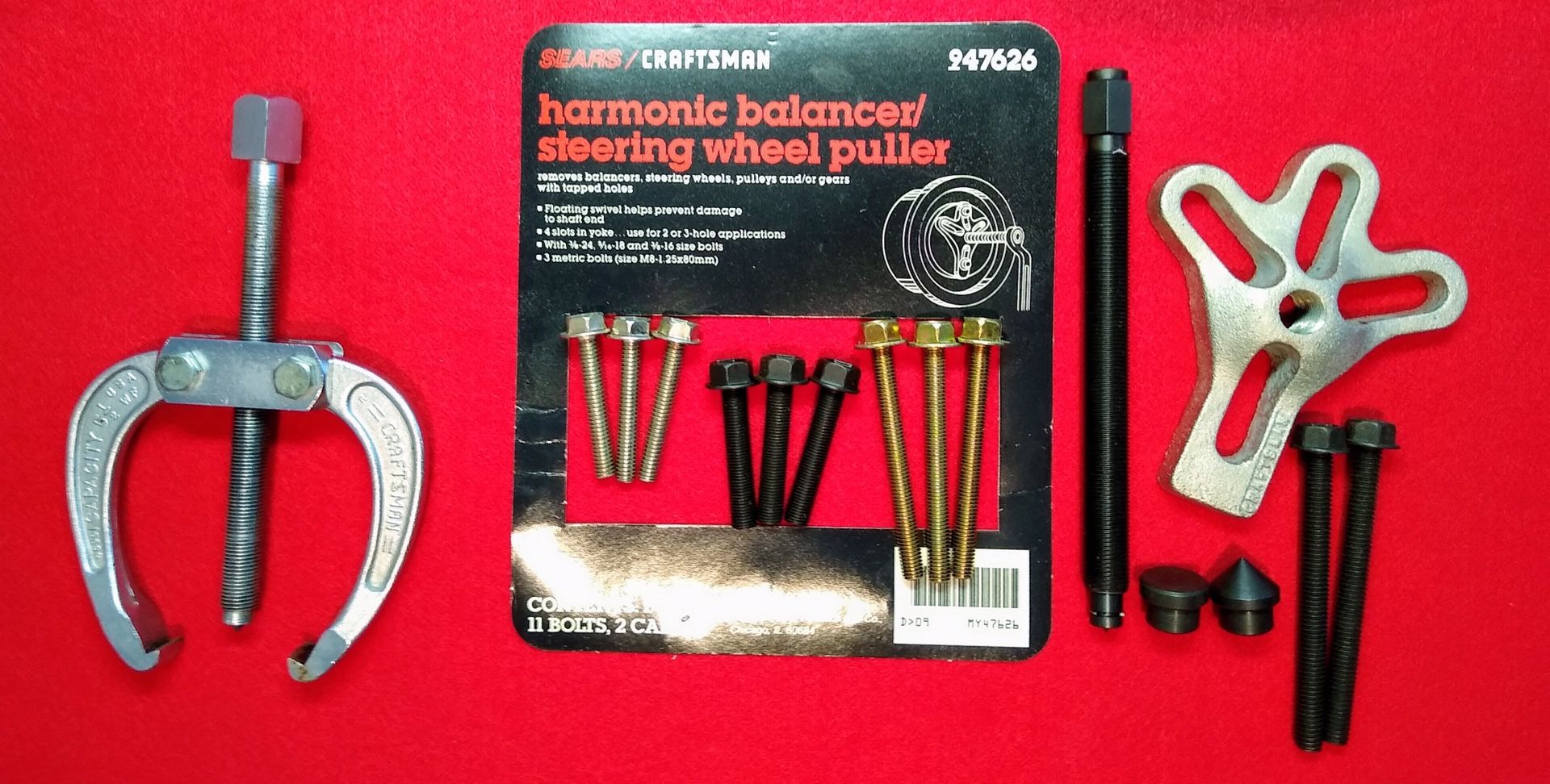 Craftsman Harmonic Balancer / Steering Wheel Puller and Wheel Puller