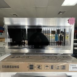 STAINLESS STEEL SAMSUNG MICROWAVE OVEN 