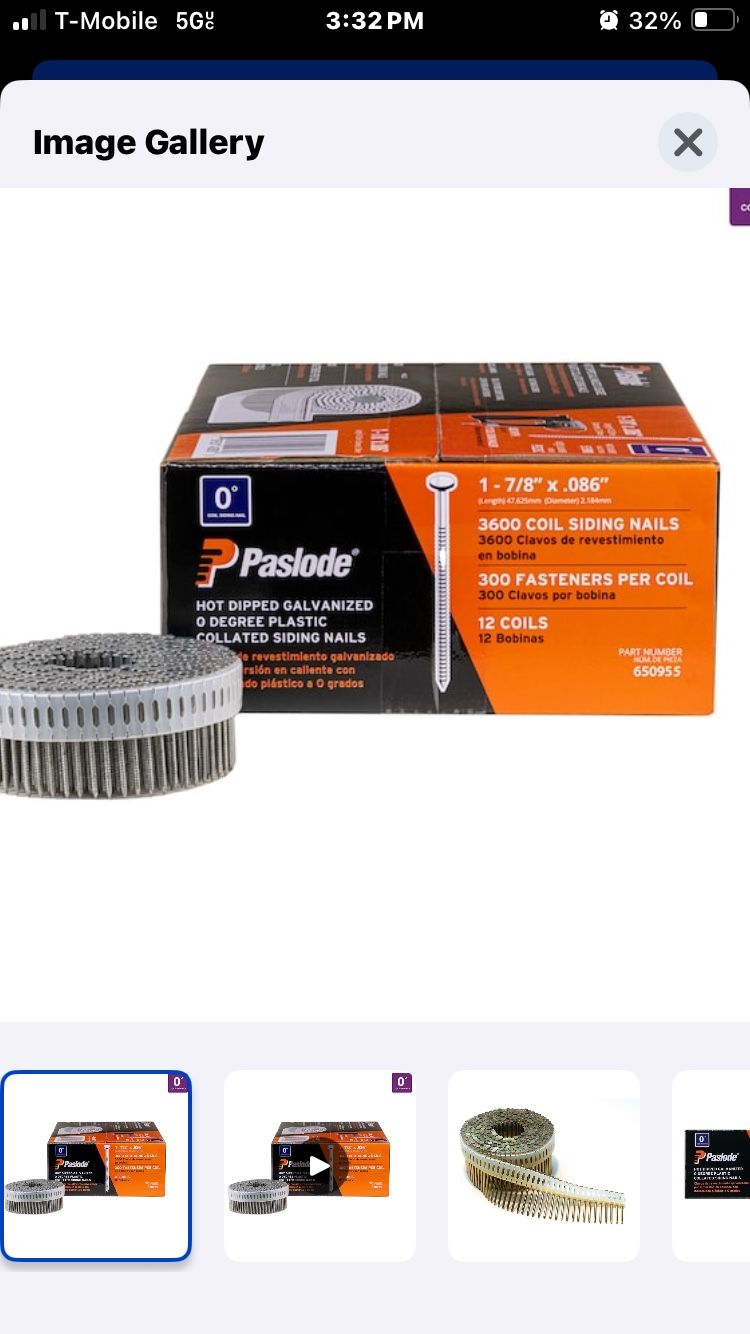 Paslode Siding Nails
