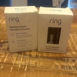 2 New Ring Battery Packs 