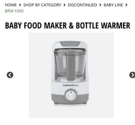 Baby Food Maker And Bottle Wormer