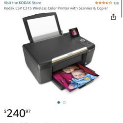 Kodak ESP C315 Wireless Color Printer With Scanner & Copier