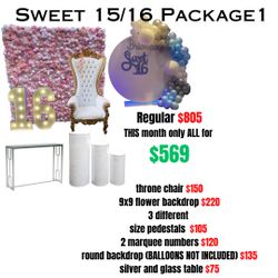 Sweet 15/16 Party 
