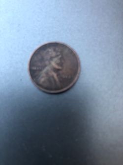 1927 one cent peny