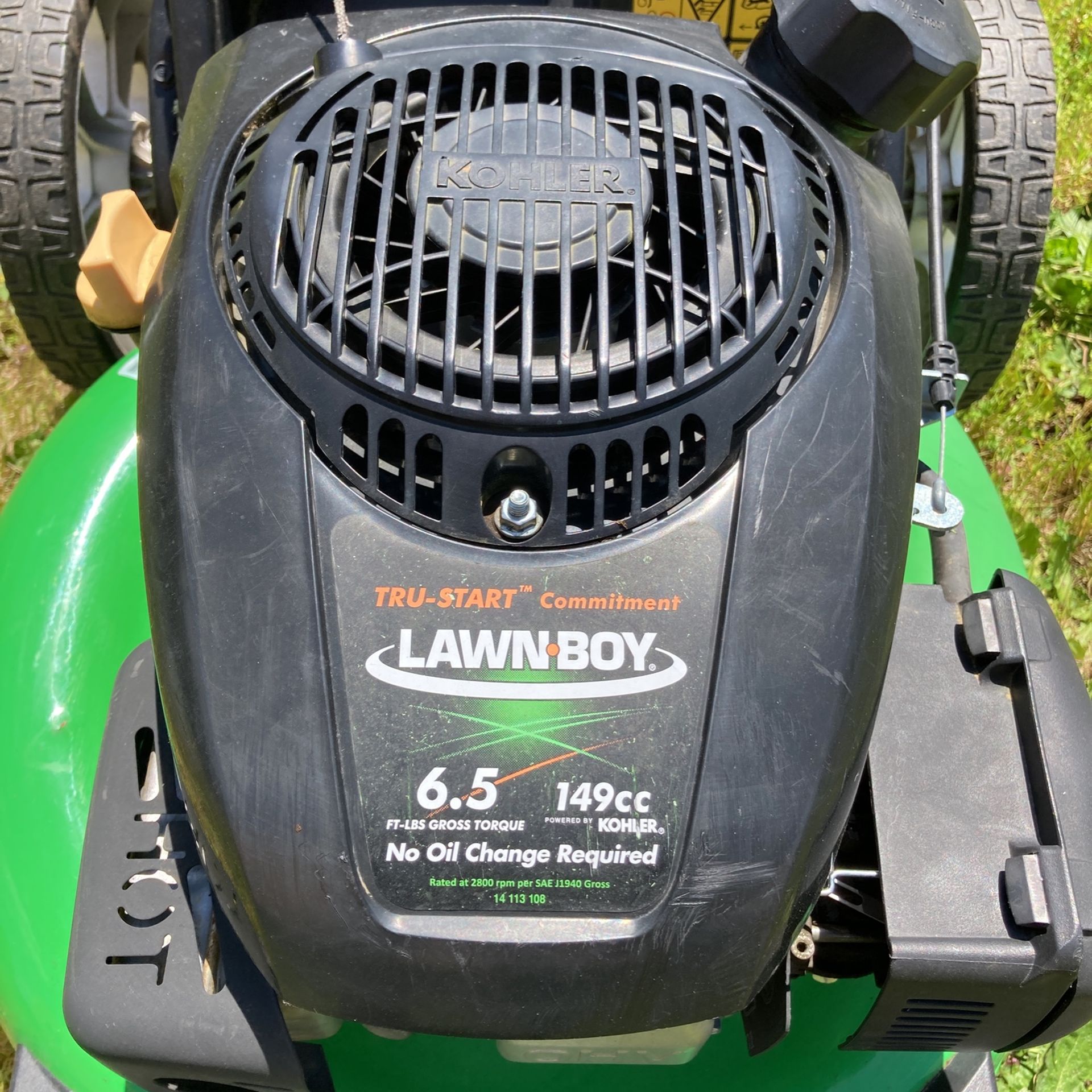 Lawn boy mower 2025 149cc