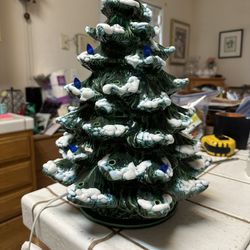 Vintage Ceramic Christmas Tree 1985