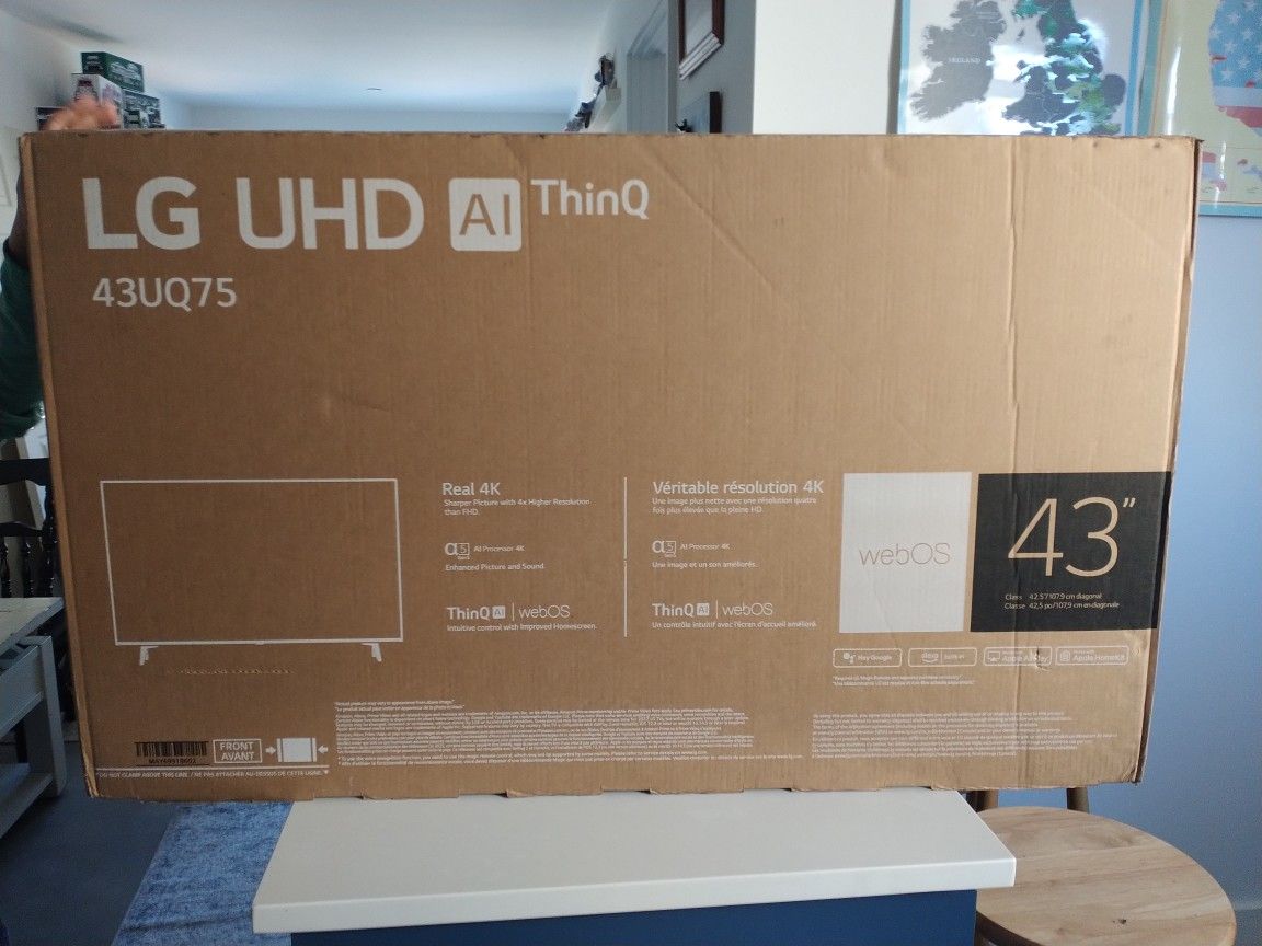 43" UHD AI Thinq LG Smart Tv 43UQ75