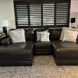 FREE Leather Couch/sectional