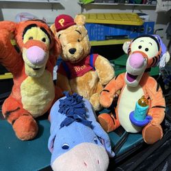 Winnie The Pooh And Friends Plush Toys 