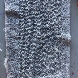 Gray French Connection Bath Rug