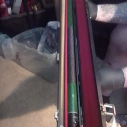 Harvard Pool Stick And Hard Case