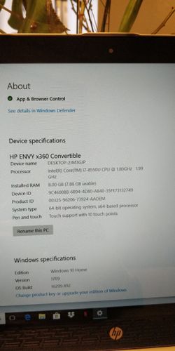 HP ENVY x360 Convertible