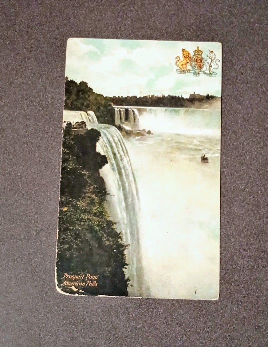 1909 Niagara Falls New York Prospect Point Antique Collectible posted Postcard A-1