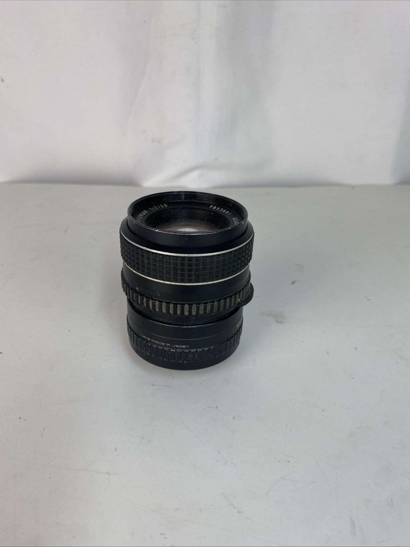 Asahi Pentax SMC Takumar 55mm f/2 Manual Focus Lens M42 Screw Mount