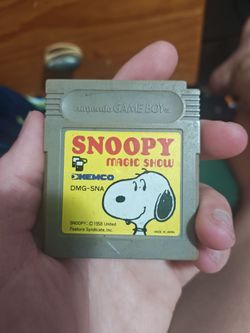 Snoopy Magic Show Nintendo Game Boy Cartridge