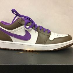 Nike Size 9” Jordan 1 Low Purple Mocha 